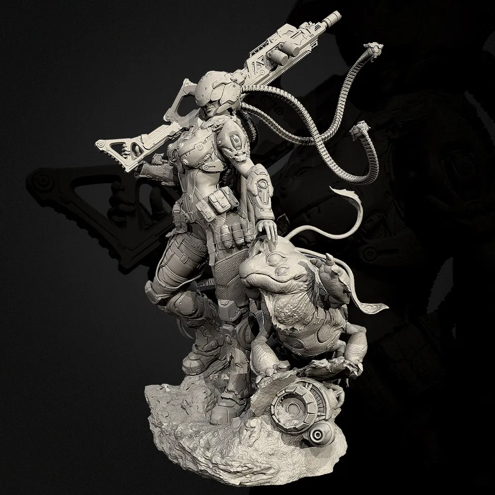 남자의 키 50mm 75mm 90mm 레진 모델 뷰티 키트 무색 자가 조립 TD-7830/3D