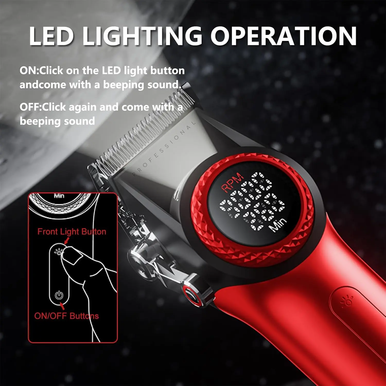 VGR 3 في 1 مجموعة آلة قص الشعر عالية الجودة أداة ت...