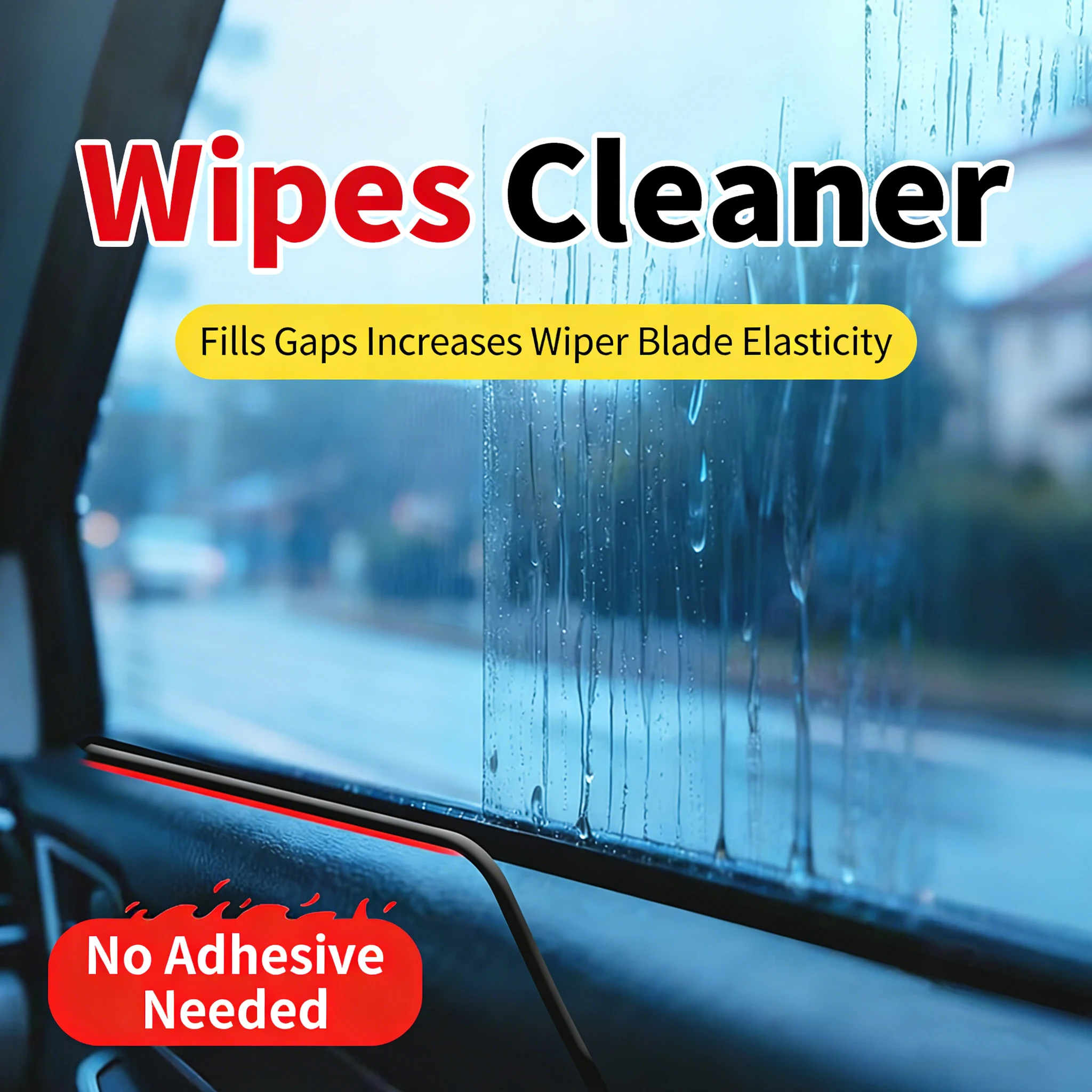 Universal Car Window Seal Strip - Soundproof, Dustproof, Waterproof, Anti-fog & Anti-vibration Rubber Strip