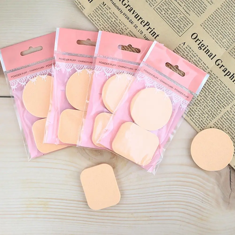 

2Pcs/Set Portable Powder Puffs Soft Wet Dry Dual Use Sponge Cosmetic Puff Beauty Tool For Girl