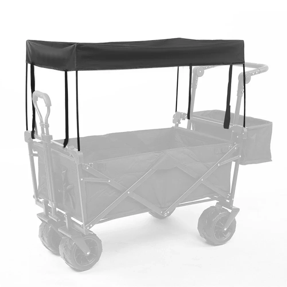 Awning Canopy Removables Awning Canopy For Wagon Attachments Sun Shade Cover For Trolley Cart Removables Canopys Outdoor Camping Tools