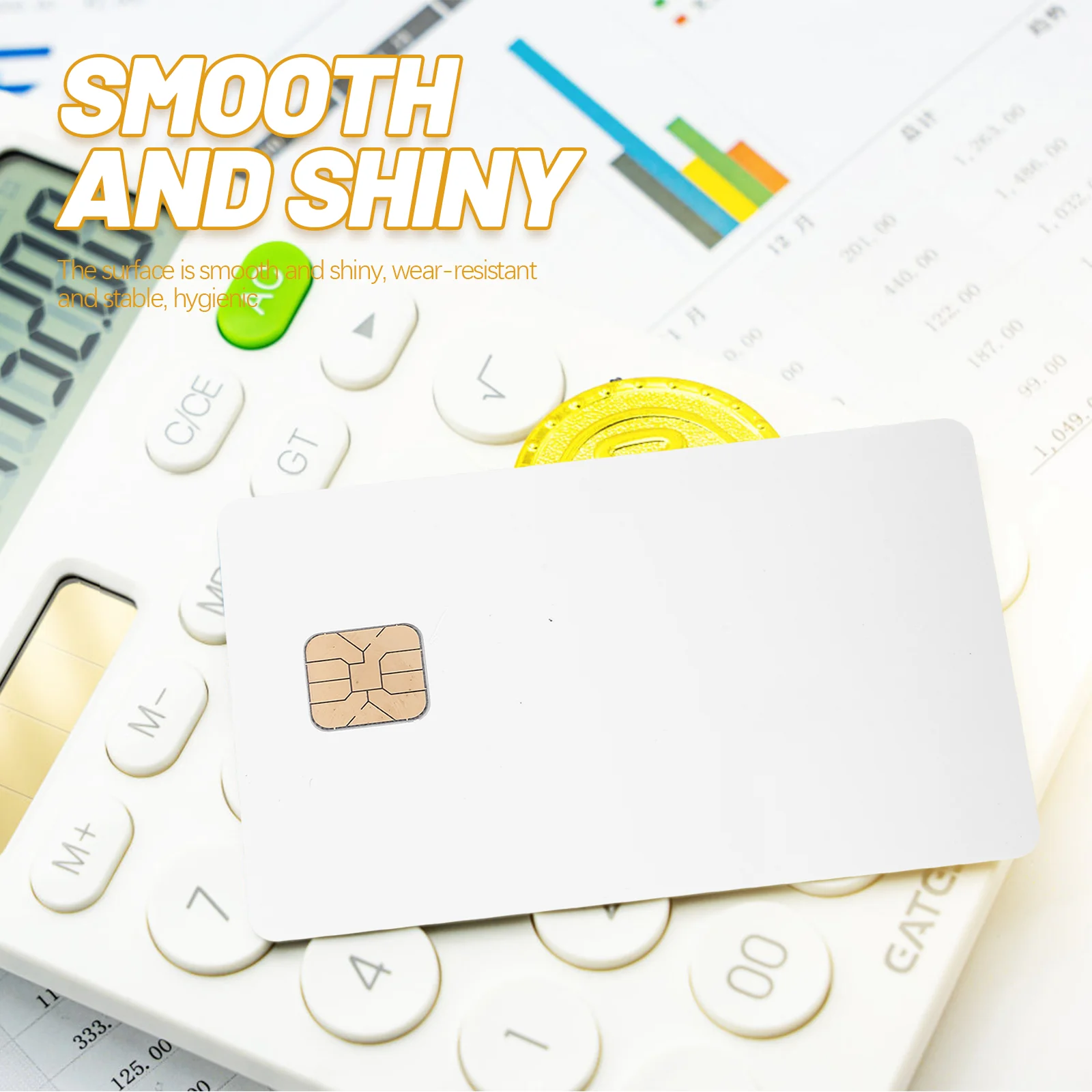 IC 카드 칩 PVC 카드, PVC 빈 카드, 칩 빈 카드, 사무실용 흰색 빈 카드