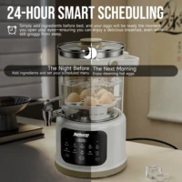 Bouilloire Électrique Intelligente 3L avec Robinet, Ébullition Rapide en 6 Min, Maintien au Chaud 24H, Prise EU, 10 Modes Prédéfinis, Théière en Verre, Chauffe-Eau pour Maison et Bureau 7