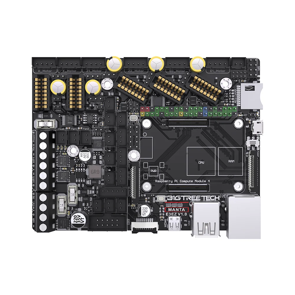 Bigtreetech-placa-mãe com Tela Sensível ao Toque Manta E3ez 32bit Motherboard Tft35 Spi Atualização Raspberry pi para Ender3 v2 Ender5 Pro Impressora 3d vs M8p - Imagem 5