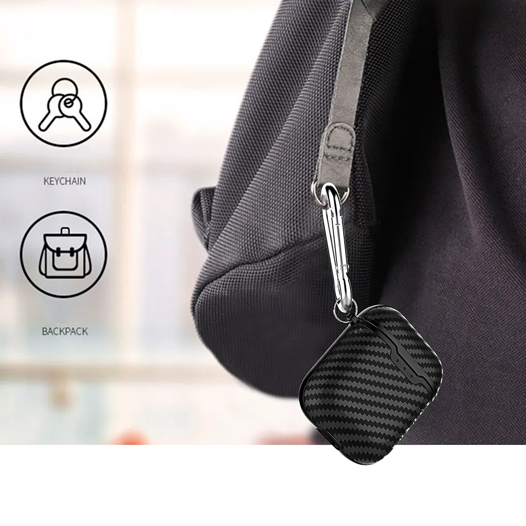 Carbon Fiber Bluetooth Headset Protective Case