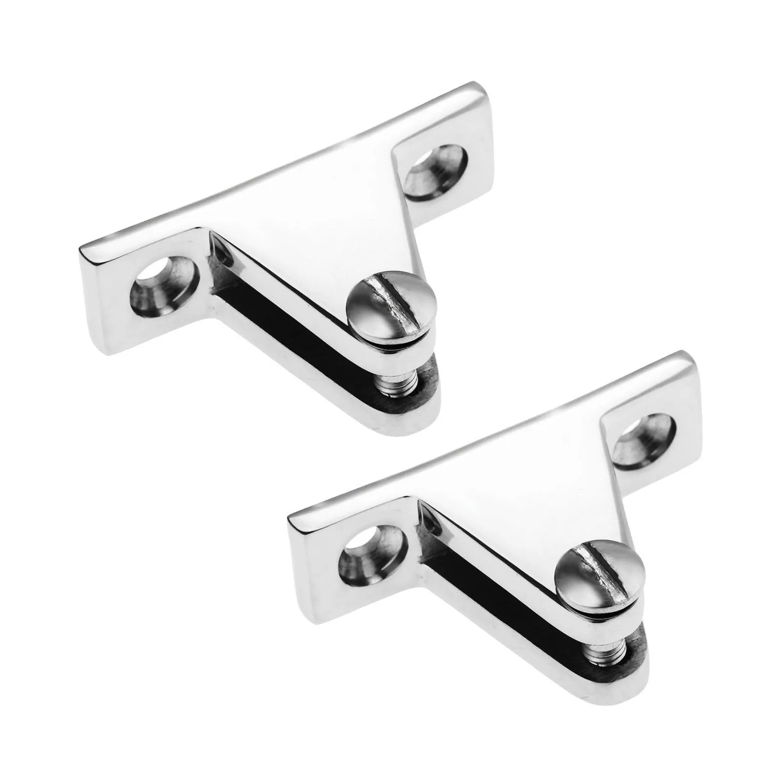 

2pcs Stainless Steel Boats Accessories Marine Boat Cover Canopy Deck Hinge Top Fitting 90 Degree Pin Hardware Rowing Boats Parts