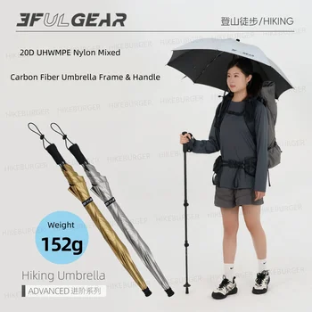 3F UL GEAR Carbon Fiber Frame Umbrella Outdoor Ultralight Hiking Sun Umbrella Backpacking Traveling Mountaineering 3