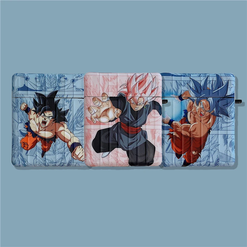 애니메이션 드래곤 볼 손오공 나루토 소프트 이어폰 케이스, 애플 에어팟 1, 2, 3 프로용, 만화 블루투스 보호 커버 선물 