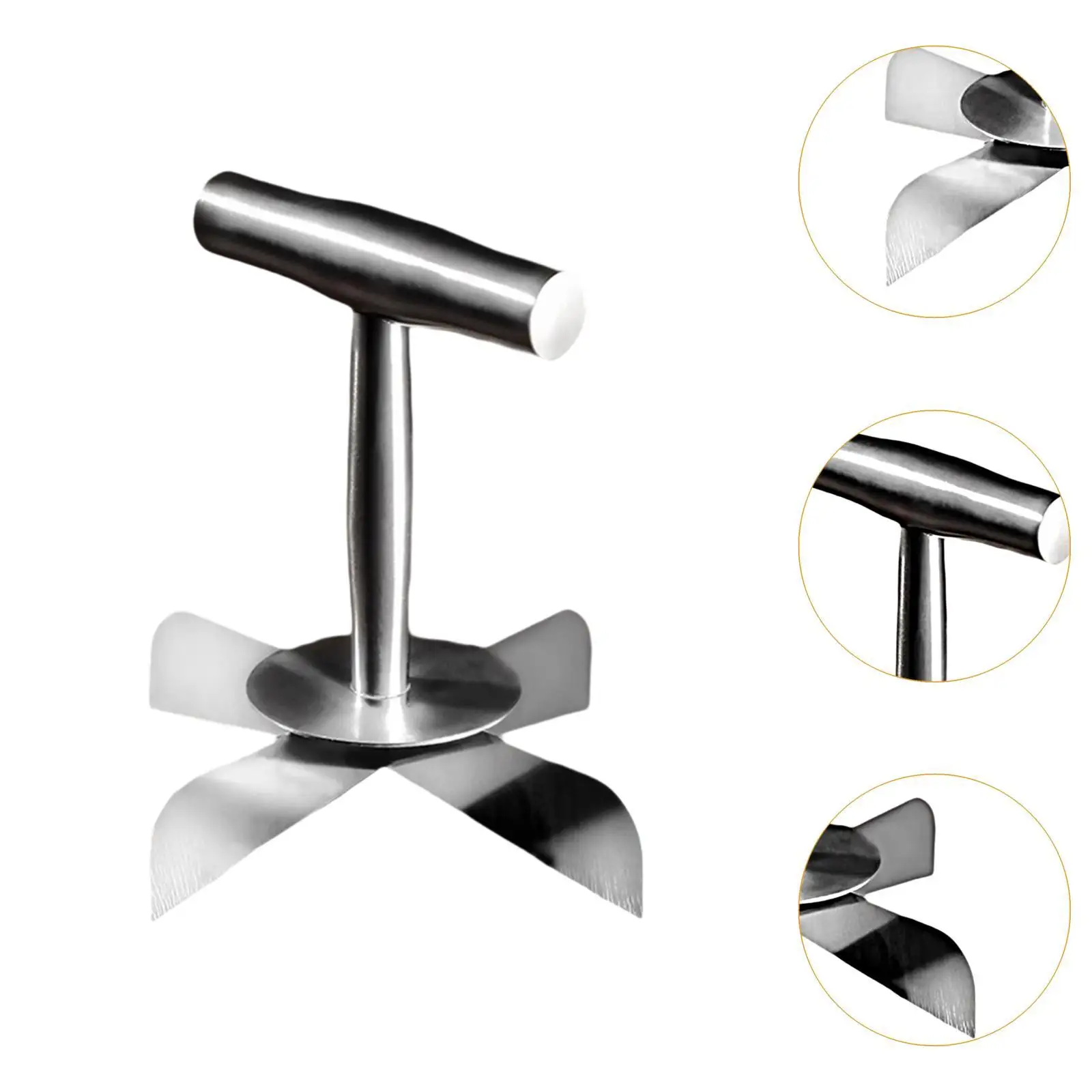 Dough Cutter Multifunction Stainless Steel Comfortable Handle Reusable Cake Pizza Cutter for Kitchen Gadget Baking Supplie