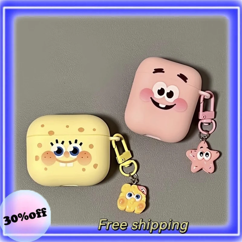 Custodia Per Auricolari Carina Adatta Per Airpods Custodia Protettiva Per Cuffie Custodia Per Cuffie Iphone Rosa Cartone Animato Airpods 1/2/3A Genera