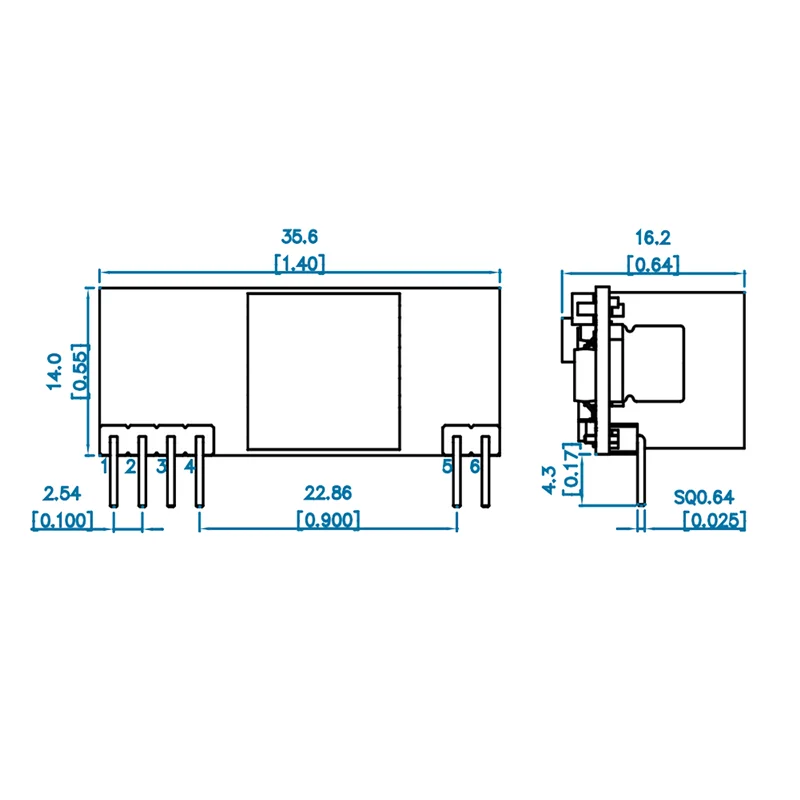 DP1435 POE Module 5V 2.4A IEEE802.3Af Supports 100M 1000M