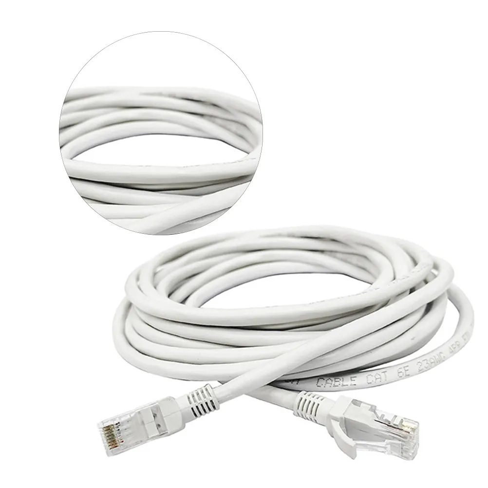 10미터 Cat6 이더넷 케이블 Rj45 고대역폭 네트워크 케이블 게임 콘솔 미디어용 고속 1 데이터 전송 코드