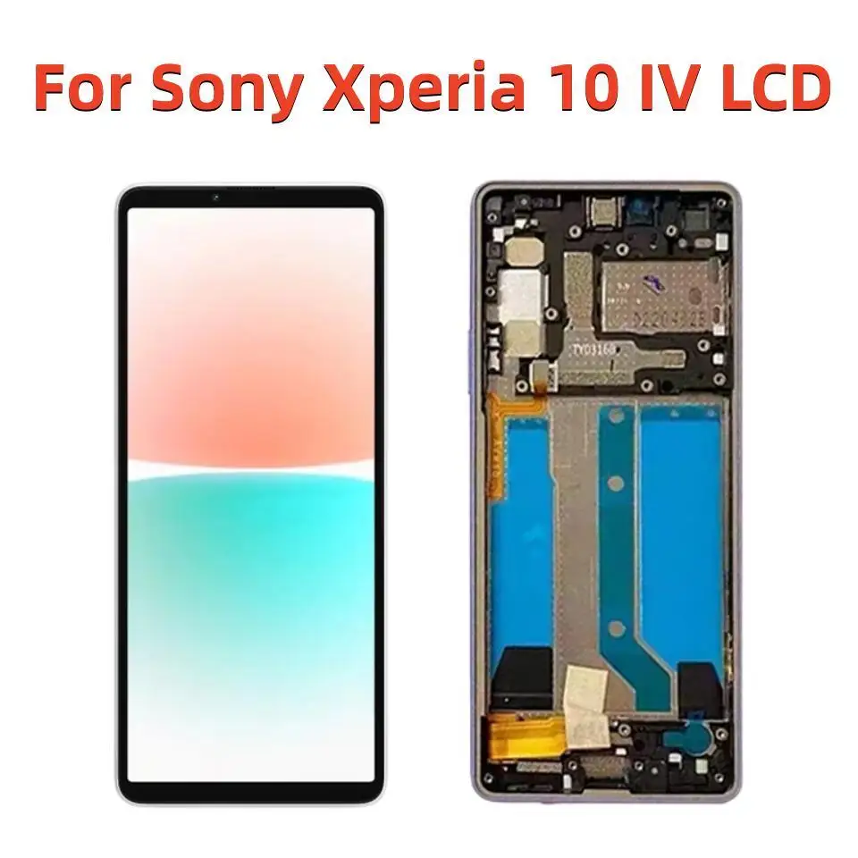 

Оригинальный ЖК-дисплей ALMOLED для Sony Xperia 10 IV, сенсорный экран с цифровым преобразователем в сборе для X10 IV, запасной сенсорный экран