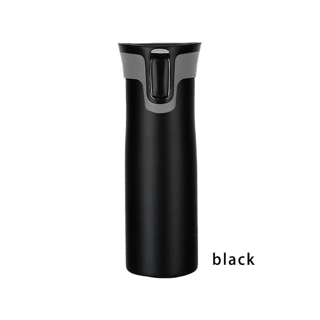 550ML Water Bottle Portable Coffee Cup Stainless Steel Thermal Bottles Blue