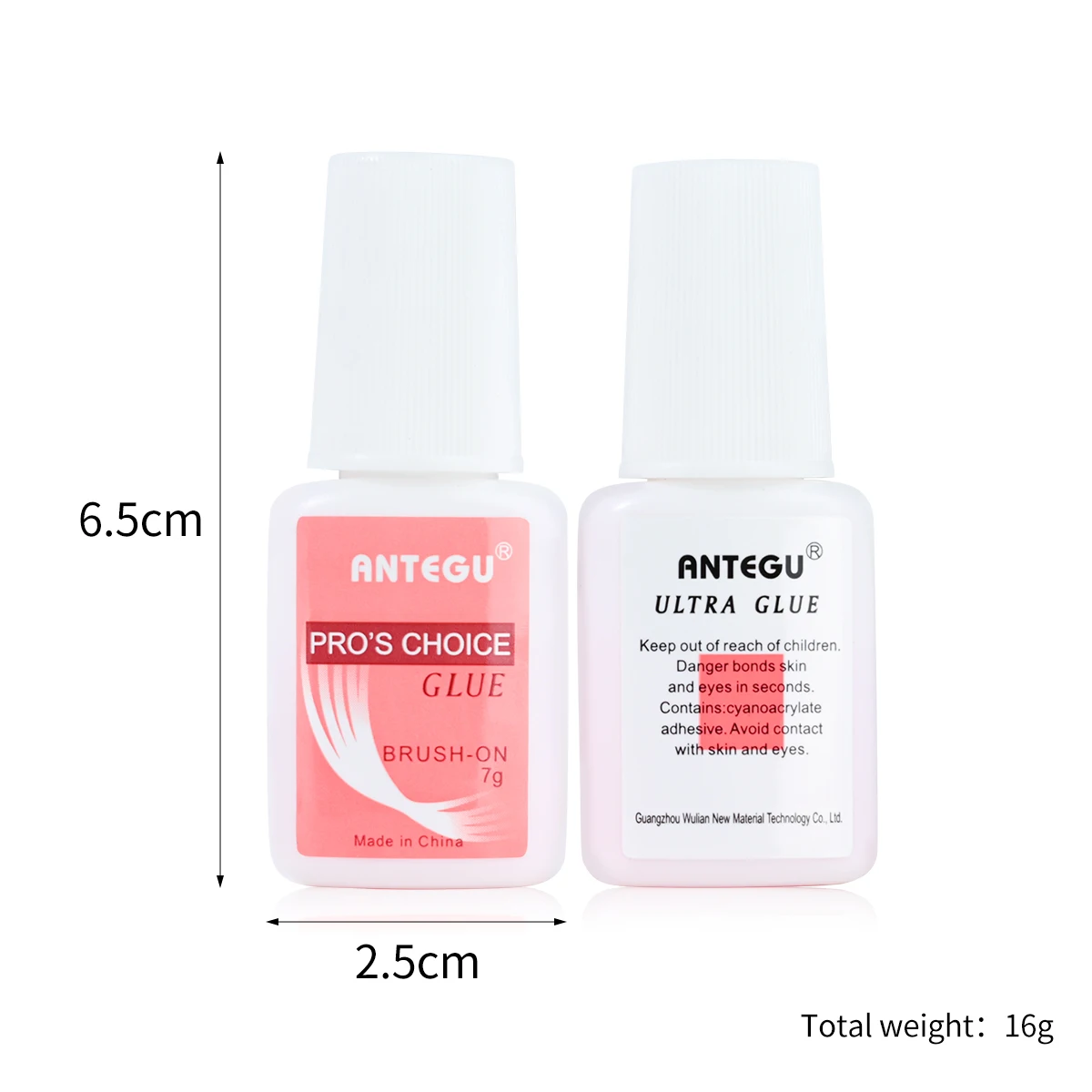 6 Bottles Super Strong Nail Glue For Nail Tips,Acrylic Nails and Press On Nails (7ml) Nail Bond Brush On Nail Glue For Press On 4