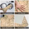 Swirl Pattern Non-slip Doormat Alfonse Mucha Art Nouveau Peonies Bath Kitchen Mat Prayer Carpet Indoor Pattern Decor 3