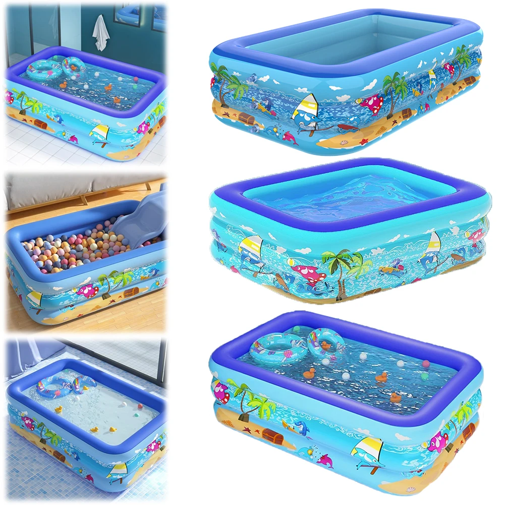 PVC Inflatable Cartoon Swimming Pool for Kids