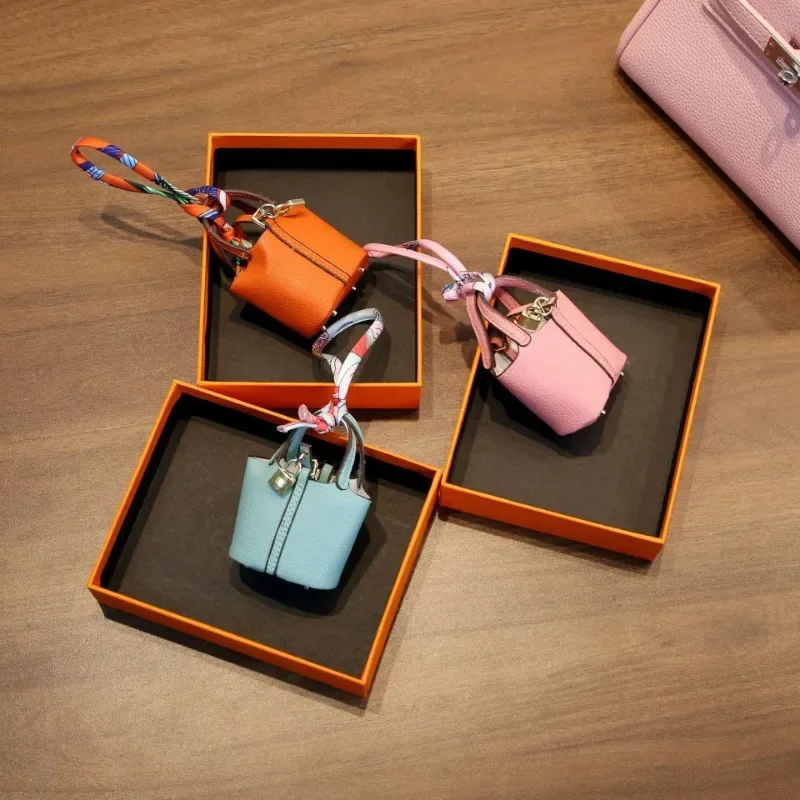 Bag Pendant Small Vegetable Basket Mini Cute Lipstick Headphone Key
