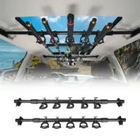 Hikeen Fishing Rod Holder for Car Vehicle Pole Holder Roof Rack 5 Rod Capacity Adjustable 35-59 Inch Carrier Pole Storage 1