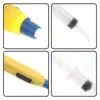 Tonsil Stone Remover Tool Or Earwax Removal With Tips + Irrigator Cleaning Tool Irrigation Syringe(Random Color) Wash 4