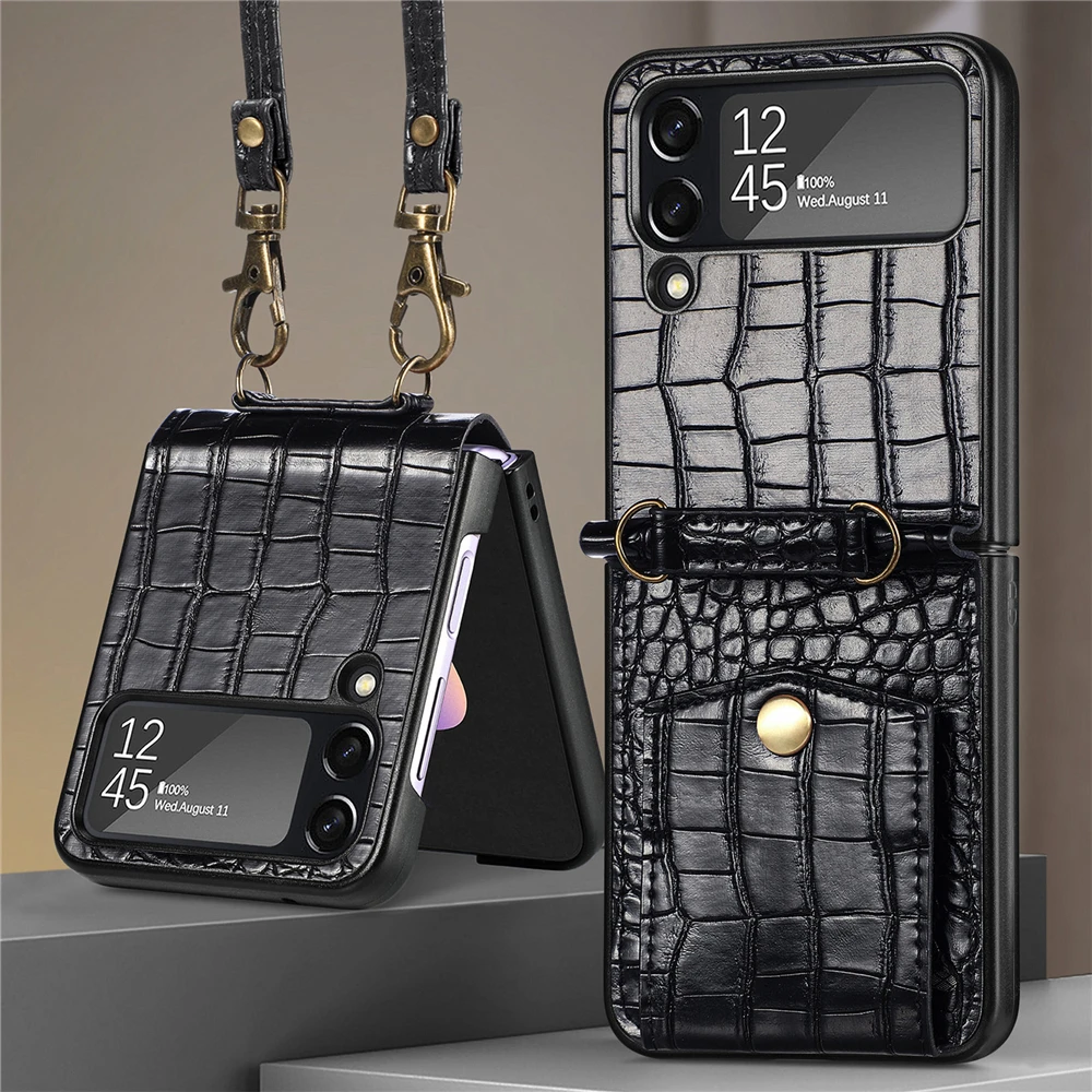 Samsung Galaxy Z Flip 4 Phone Case Samsung Flip Phone Leather Case