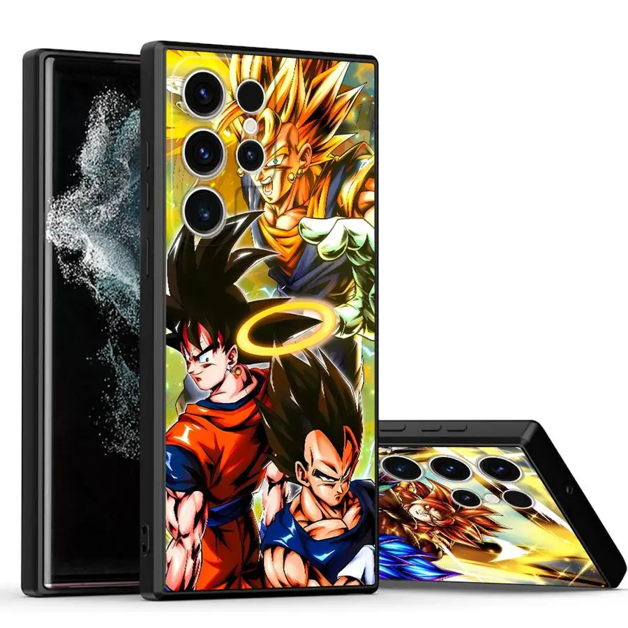 Vibrant Dragons Anime Art Soft Phone Case