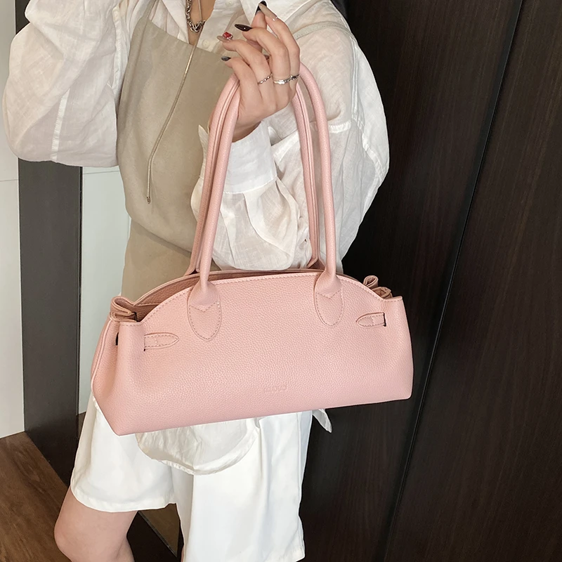 Simple Fashion PU Shoulder Bag for Women Spring Summer