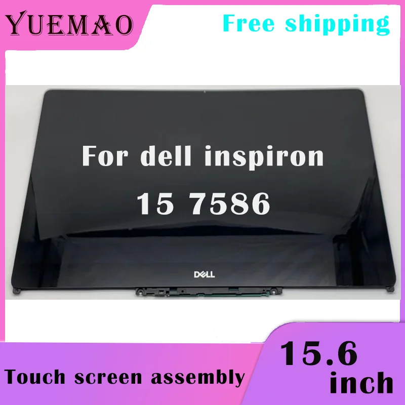 For Dell Inspiron 15  7586  2-in-1 FHD 15.6" Touchscreen LCD Widescreen With Digitizer Glass T41d5 - Foto 6