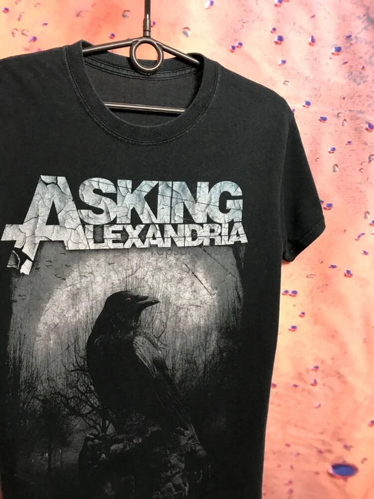 

Vintage Asking Alexandria Band Rock Black Tee Shirts