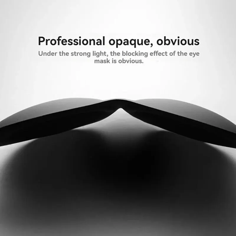 3D Non-Marking Three-Dimensional Eye Mask Without Nose Simple Solid Color Blackout Sleep Students Lunch Break Eye Masks 5