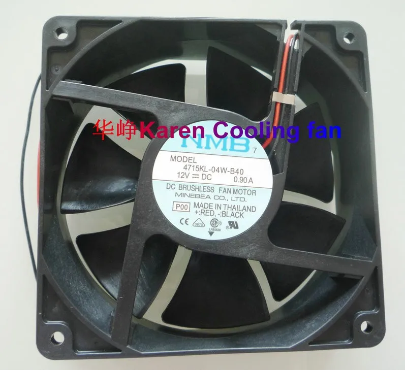 

Вентилятор охлаждения 12 см 4715KL-04W-B20 4715KL-04W-B30 4715KL-04W-B40 4715KL-04W-B50 4715KL-04W-B60 4715KL-04W-B80 12038 12 В 2 провода