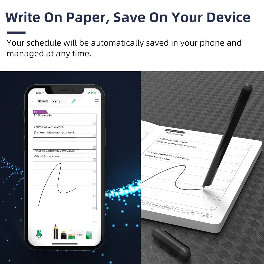 Carta A5 Per Notebook Digitale – 120 Fogli + 10 Ricariche Penna, Compatibile Con Boardpen E Ophaya APP