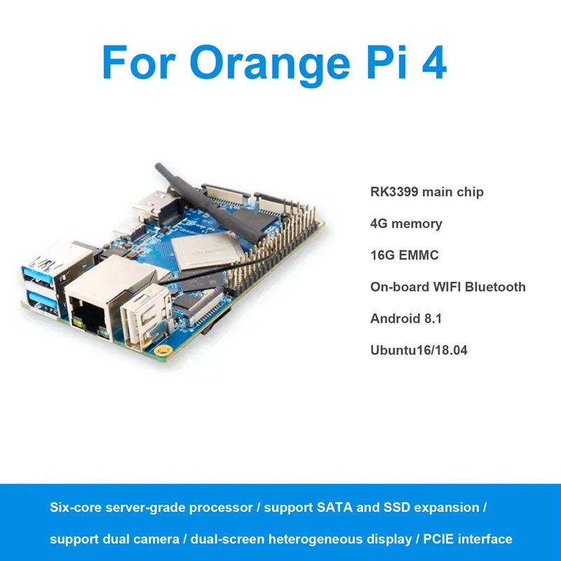   4   + ̽ + Ȯ  + 13MP ī޶ Rockchip RK3399 4GB + 16GB,  ȵ̵ 8.1 