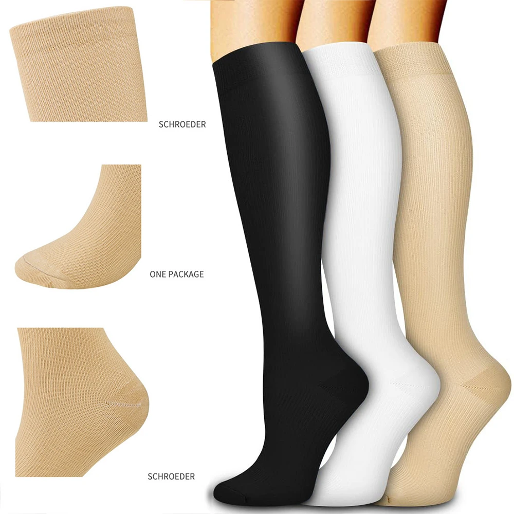 Unisex Medical Compression Socks Edema Diabetes Varicose Veins Socks for Men Women Running Stocking Sports Socks Cramp Relief