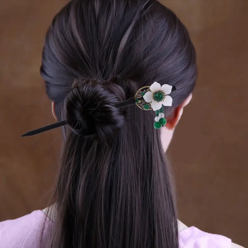 Старинные Китайские стики для волос Hanfu cheongsam классические цветочные орнаменты