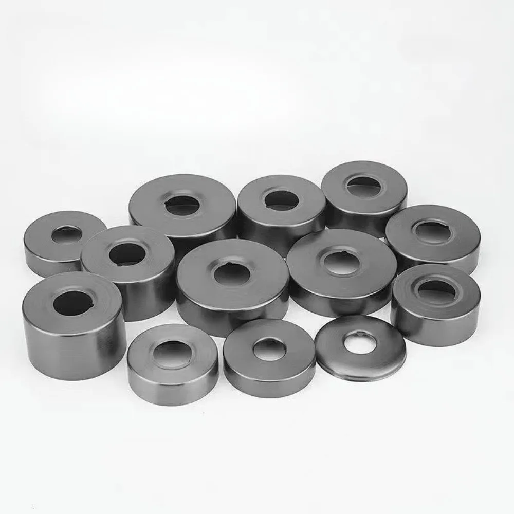 Stainless Steel Collars Cover Triangle Valve Plastic Decorative Cover Faucet Plumbing Pipe Kitchen Faucet Accessories