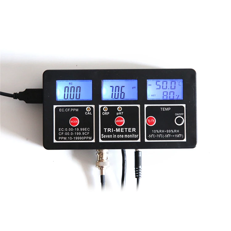Измерители ph 7 в 1 ORP/ PH/ RH /EC /CF/ TDS/измеритель температуры | Инструменты