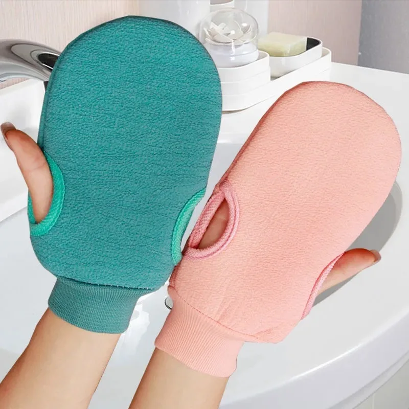 

1Pc Shower Spa Exfoliator Two-sided Bath Glove Body Cleaning Scrub Mitt Rub Dead Skin Removal Bathroom Massage Products SPA Foam