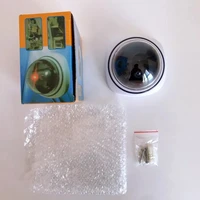 DUNICCTV-Fausse caméra LED créative clignotante rouge et blanche, système de sécurité de surveillance effrayant, alimenté par batterie 2AAA, nouveau 2