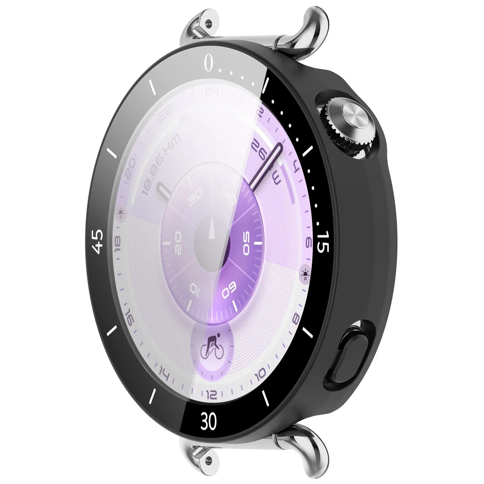 Elegant Protective Bumper Shell Frame with Diamond Cover