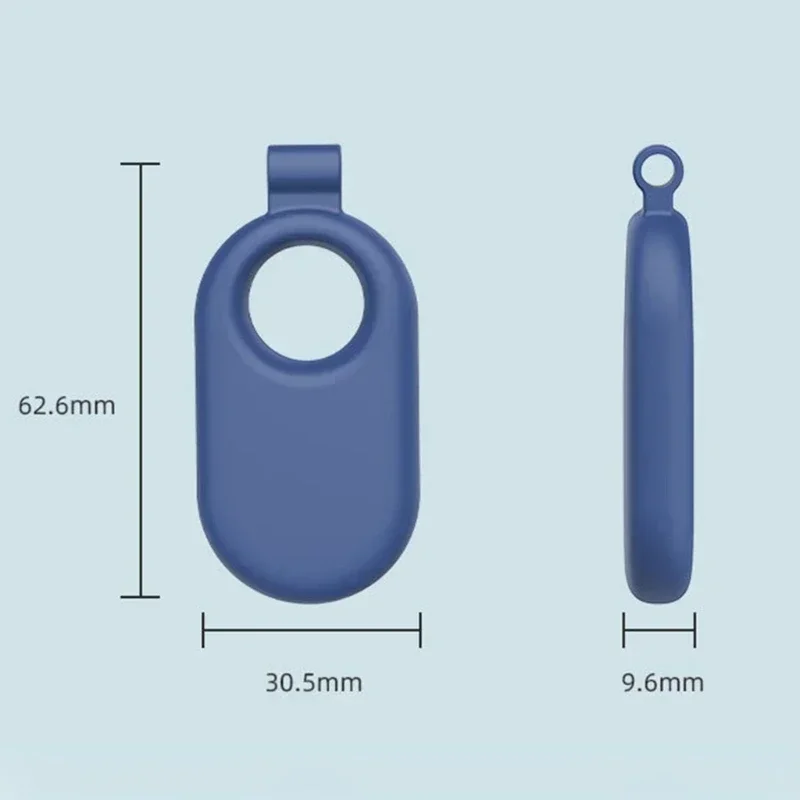 Case Keychain Anti-lost Cover Sleeve Protective Case For Smart Tag Trackers Holder For Samsung Galaxy SmartTag 2 Locator Tracker 6