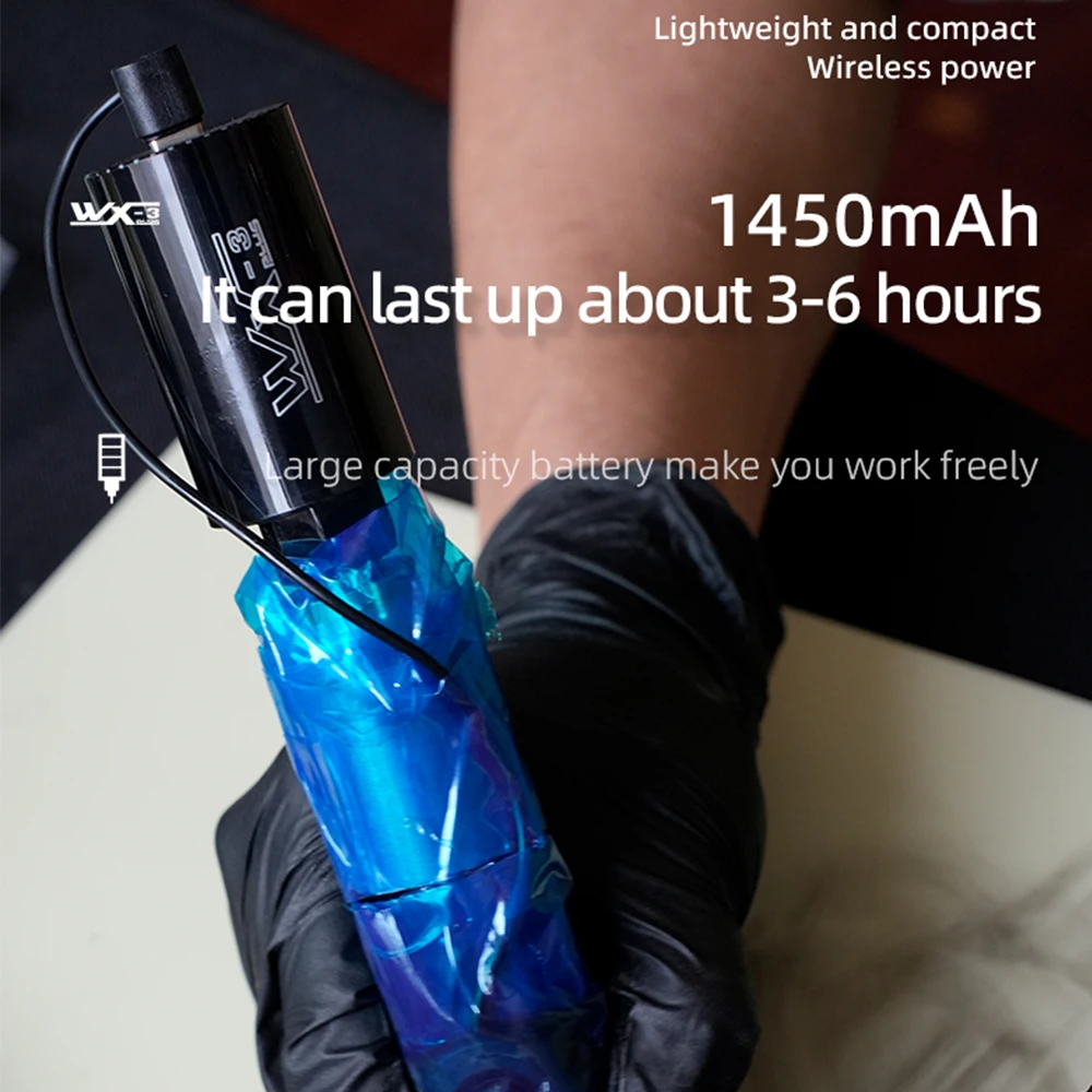 Professional Wireless Tattoo Power Supply RCA Jack LED Digital Screen Portable Mini Tattoo Battery For Rocket Machine Pen tattoo power supply tattoo battery pack