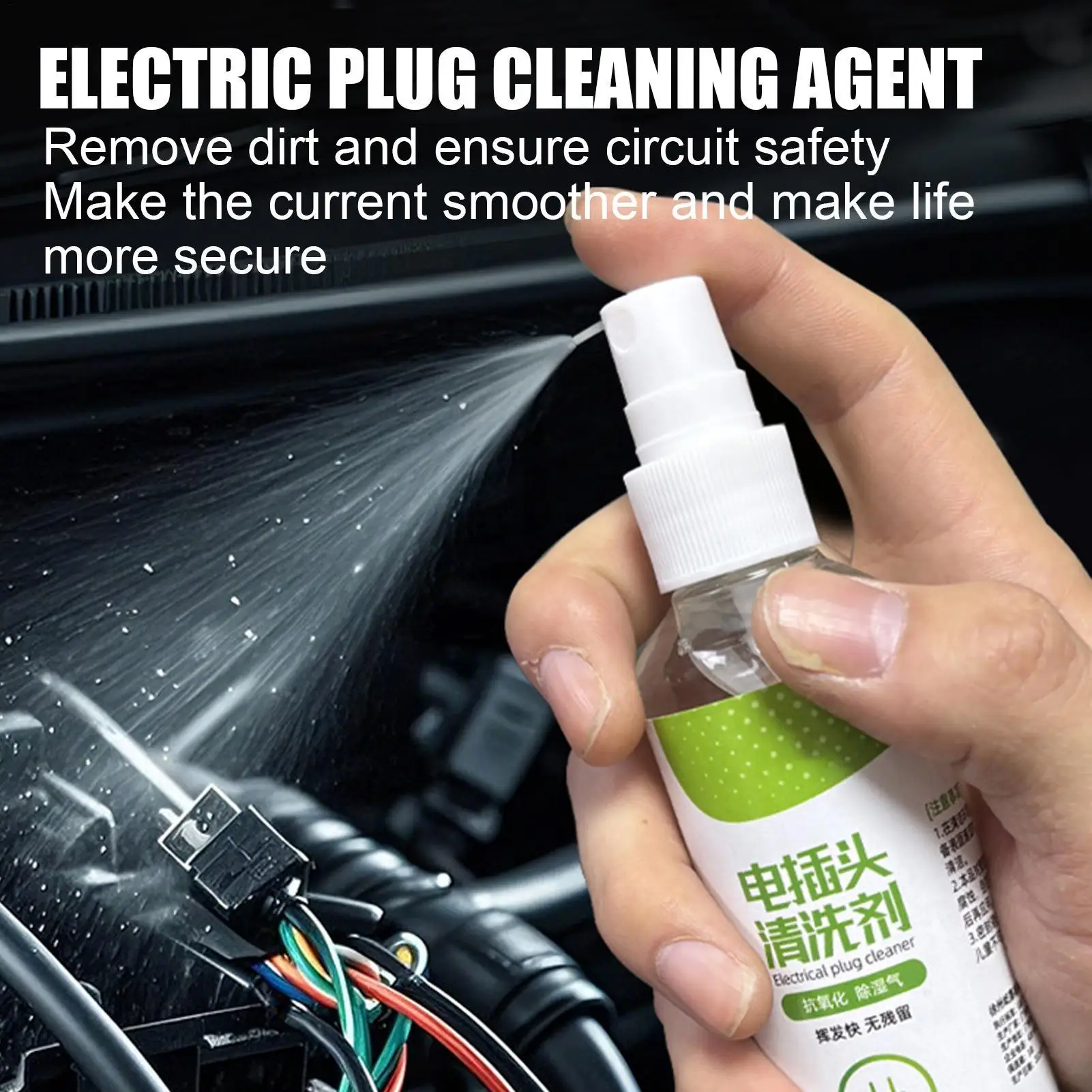 Electrical Cleaner Fast-Drying Electronic Cleaner Safety Aerosol Spray 100ml Industrial Equipment Degreaser Liquid For Car Plugs