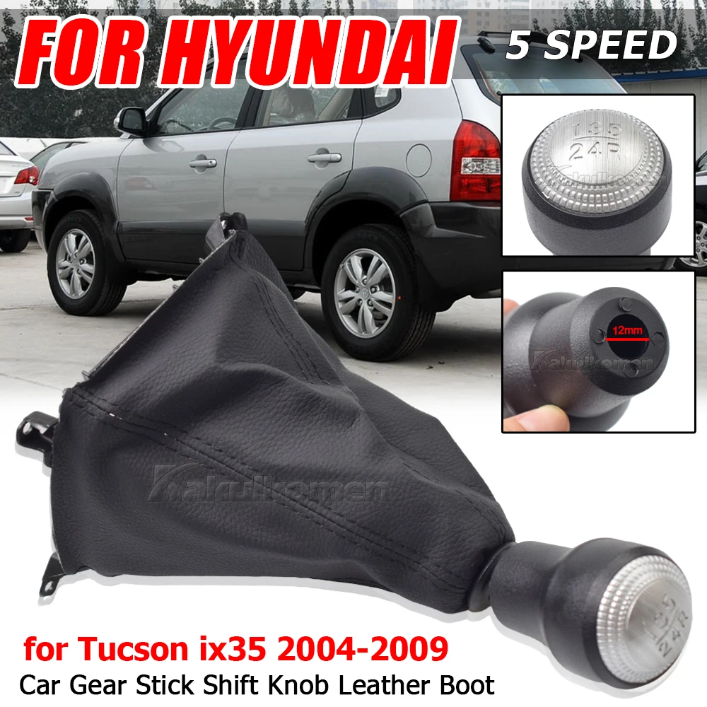 Pomello Del Cambio 5 Marce Per Hyundai I10 2007-2013 - Ricambio Originale 43711-B4020 - Leva Manopola Cambio Manuale