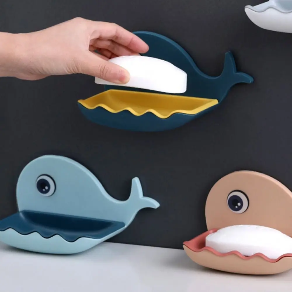 Plastic Whale Soap Holder Box for Bathroom Shower