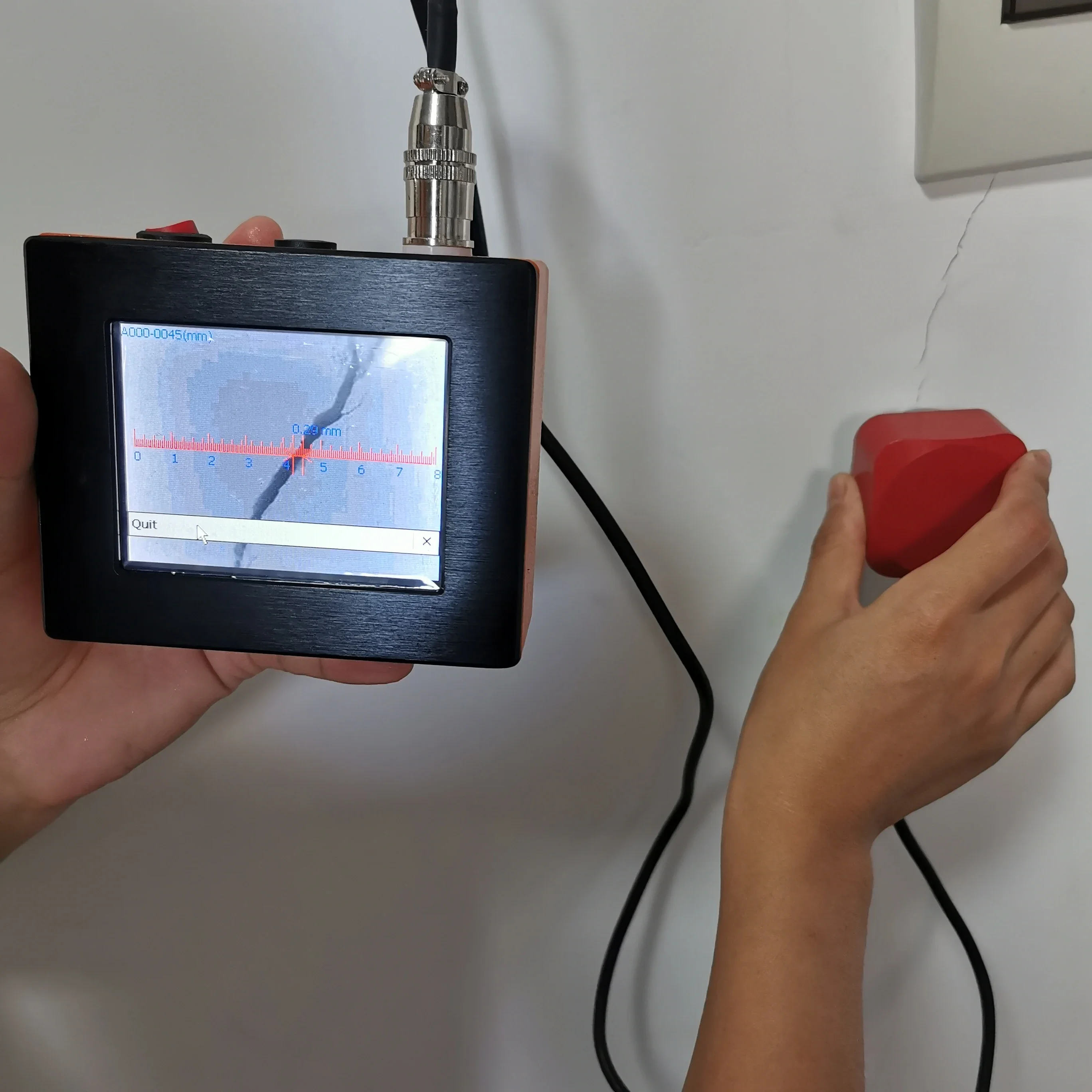 Ck-102 Digital Concrete Crack Width Meter Metal Surface Crack Tester Gauge Precision Measurement Tool detail image 1