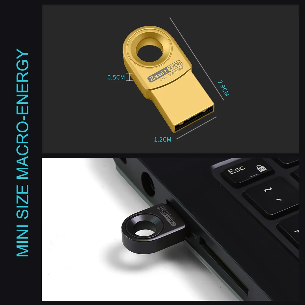 Mini Usb Flash Drive de Alta Velocidade Disco de Memória Criativa Presente Logotipo Livre Disco u Impermeável gb 16 gb 64 gb Novo 10 Pcs - Imagem 5