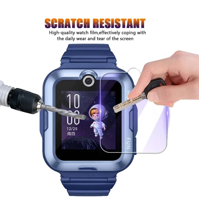 Protetores de Tela de Vidro Temperado para Smartwatches Infantis Huawei