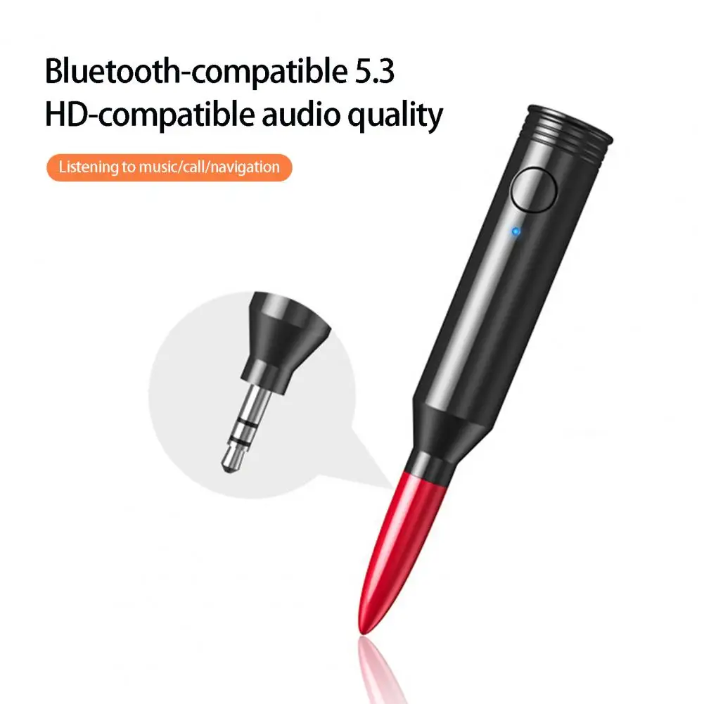 

Audio Adapter Convenient Bluetooth-compatible 5.3 Widely Compatible Low Power Consumption Audio Adapter