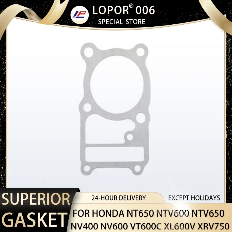 

Motorcycle Engine Cylinder Base Seal Gasket For Honda NT650 NTV600 NTV650 NV400 NV600 VT600C XL600V XRV700 12191-MV1-004